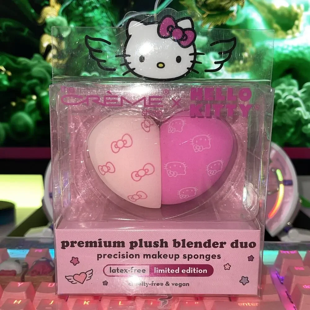 The Creme Shop x Sanrio Hello Kitty Premium Plush Blender Duo Pink Bow LE